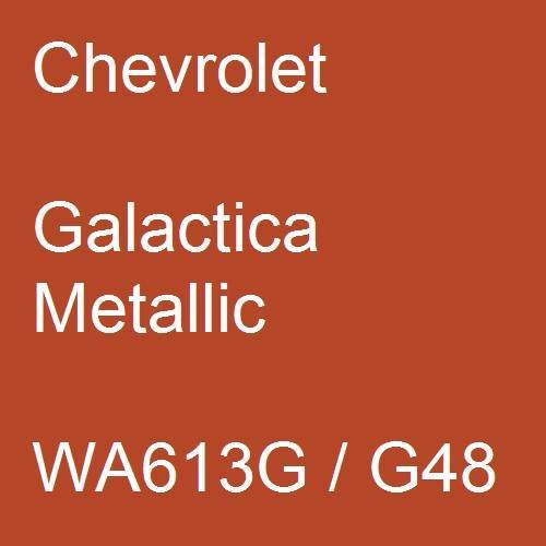 Chevrolet, Galactica Metallic, WA613G / G48.